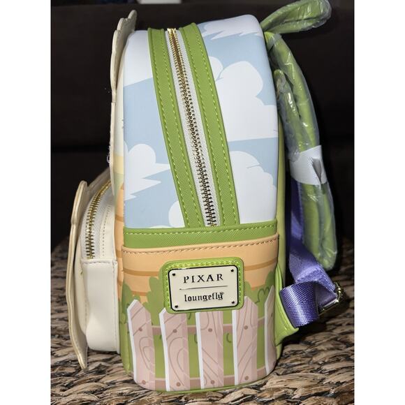 Loungefly Disney Pixar Up Carl & Ellie Mailbox Mini Backpack Wallet - Picture 3 of 11